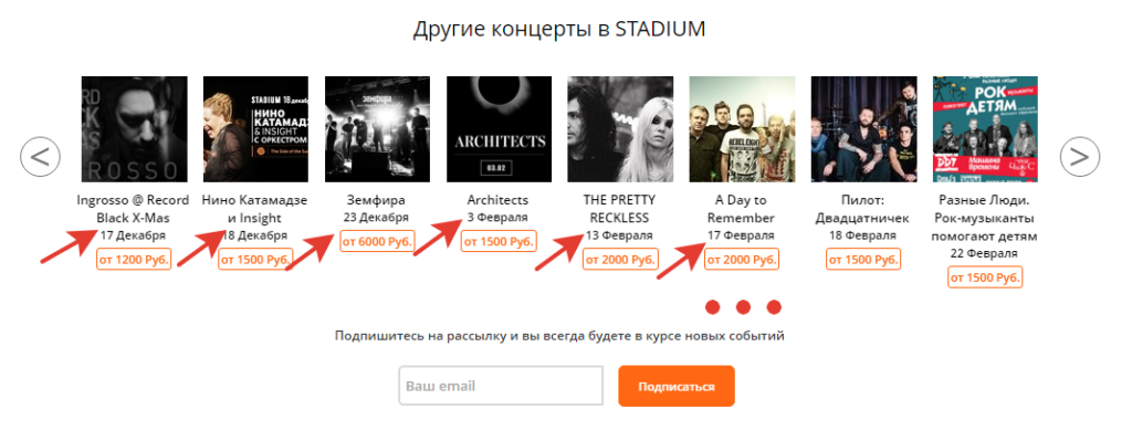 , <span class="entry-title-primary">SEO кейс: увеличение посещаемости на 10 500 посетителей в сутки за 4 месяца!</span> <span class="entry-subtitle">Тематика: Билеты на концерты в Москве.</span>