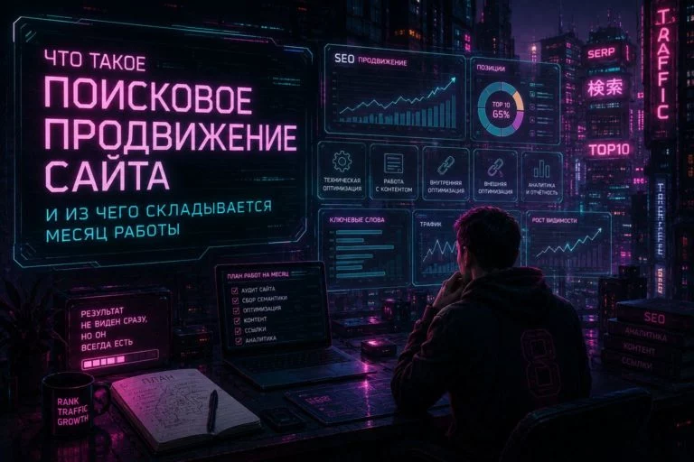 Что такое поисковое продвижение сайта и из чего складывается месяц работы изображение 01 Что такое поисковое продвижение сайта и из чего складывается месяц работы картинка 01